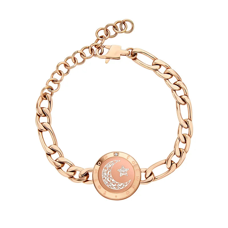 Pulsera individual Totwoo Touch: pulsera táctil de larga distancia con luz y vibración, pulsera de amor para relaciones, joyería inteligente