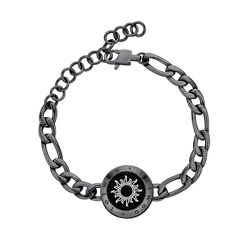 Pulsera individual Totwoo Touch: pulsera táctil de larga distancia con luz y vibración, pulsera de amor para relaciones, joyería inteligente