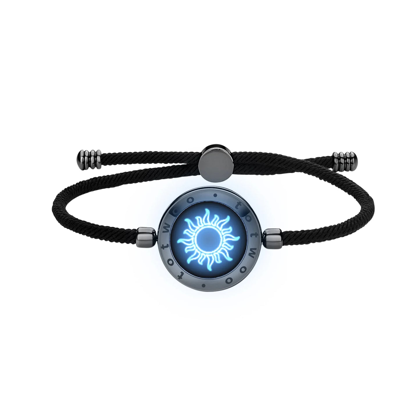 Pulsera individual Totwoo Touch: pulsera táctil de larga distancia con luz y vibración, pulsera de amor para relaciones, joyería inteligente