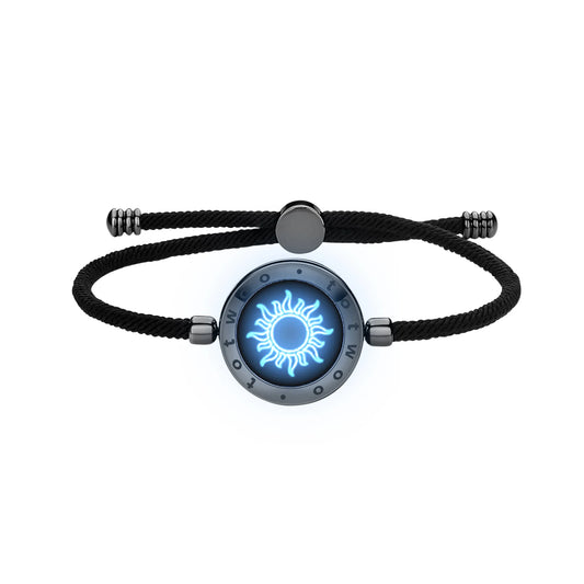 Pulsera individual Totwoo Touch: pulsera táctil de larga distancia con luz y vibración, pulsera de amor para relaciones, joyería inteligente