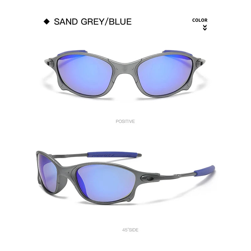 Gafas de sol deportivas coloridas, gafas de sol UV400, gafas de sol a prueba de viento para hombres y mujeres, gafas de sol retro para hombre