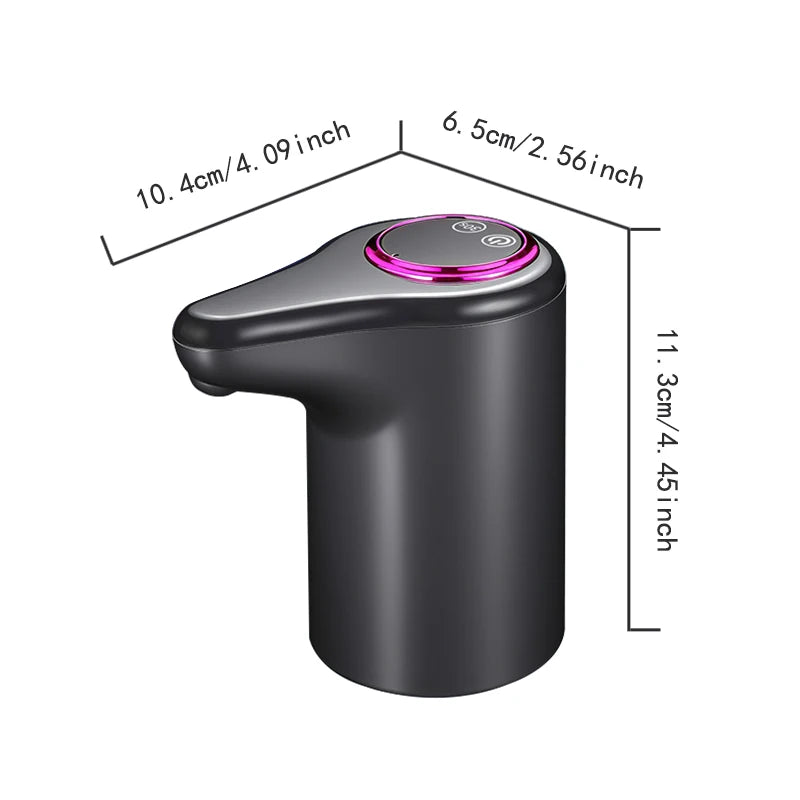 Bomba de agua eléctrica, dispensador automático inteligente de agua embotellada purificada para el hogar, carga USB, bomba de agua inalámbrica