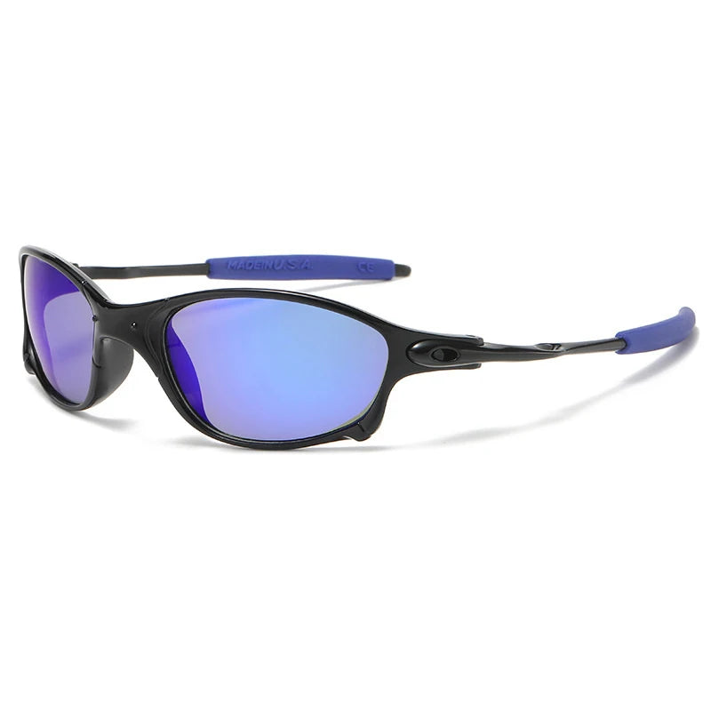 Gafas de sol deportivas coloridas, gafas de sol UV400, gafas de sol a prueba de viento para hombres y mujeres, gafas de sol retro para hombre