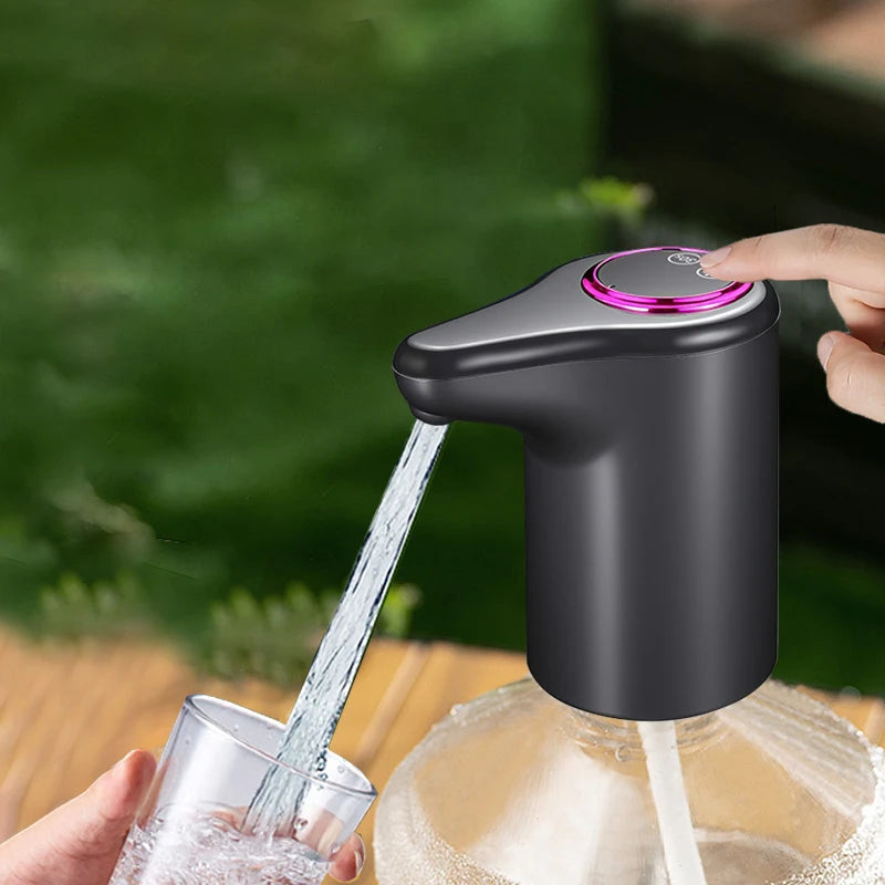 Bomba de agua eléctrica, dispensador automático inteligente de agua embotellada purificada para el hogar, carga USB, bomba de agua inalámbrica